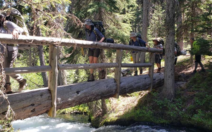 backpacking adventure with outward bound